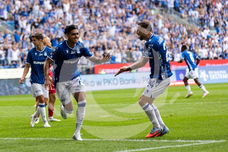 Piłka Nożna: PKO Ekstraklasa. Lech Poznan - Widzew Lodz. - Agencja Fotograficzna